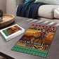 Kenya Safari Christmas Puzzle Black Santa Riding Lion - Heri ya Krismasi
