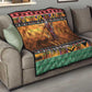 Afro Christmas in Kenya Safari Quilt Black Santa Riding Lion - African Pride