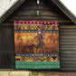 Afro Christmas in Kenya Safari Quilt Black Santa Riding Lion - African Pride