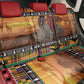 Afro Christmas in Kenya Safari Back Car Seat Cover Black Santa Riding Rhinoceros - African Pride