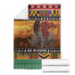 Afro Christmas in Kenya Safari Blanket Black Santa Riding Rhinoceros - African Pride
