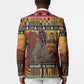 Kenya Safari Christmas Blazer Black Santa Riding Rhinoceros - Heri ya Krismasi