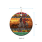 Afro Christmas in Kenya Safari Ceramic Ornament Black Santa Riding Rhinoceros - African Pride