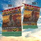 Afro Christmas in Kenya Safari Garden Flag Black Santa Riding Rhinoceros - African Pride