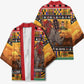 Kenya Safari Christmas Kimono Black Santa Riding Rhinoceros - Heri ya Krismasi
