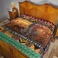 Afro Christmas in Kenya Safari Quilt Black Santa Riding Rhinoceros - African Pride