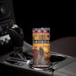 Afro Christmas in Kenya Safari Skinny Tumbler Black Santa Riding Rhinoceros - African Pride