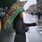 Kenya Safari Christmas Umbrella Black Santa Riding Rhinoceros - Heri ya Krismasi