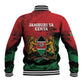 Jamhuri Ya Kenya Baseball Jacket African Lion - Coat Of Arms