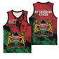 Jamhuri Ya Kenya Basketball Jersey African Lion - Coat Of Arms - African Pride