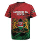 Jamhuri Ya Kenya Rugby Jersey African Lion - Coat Of Arms