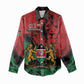 Jamhuri Ya Kenya Women Casual Shirt African Lion - Coat Of Arms LT15