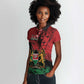 Jamhuri Ya Kenya Women Polo Shirt African Lion - Coat Of Arms