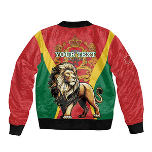 Personalised Morocco Bomber Jacket Barbary Lion - Proclamation Day