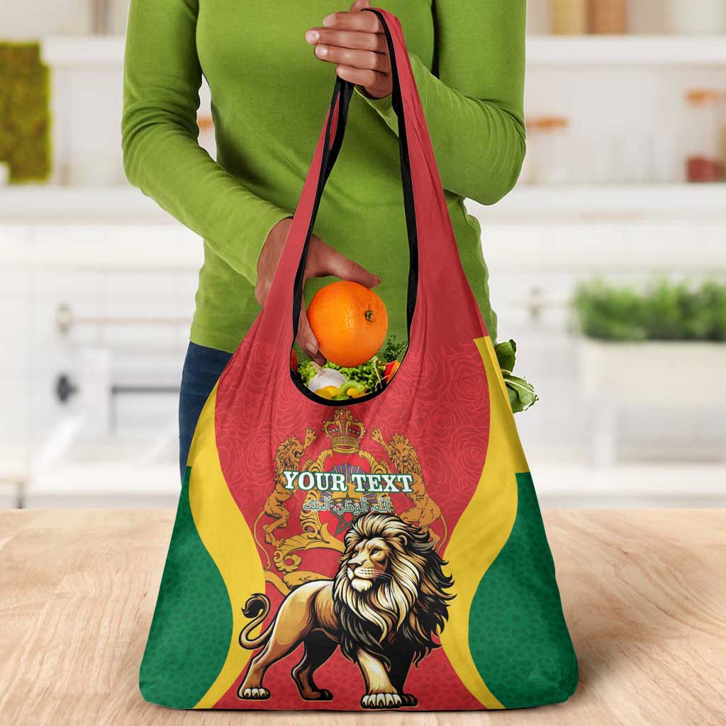 Personalised Morocco Grocery Bag Barbary Lion - Proclamation Day