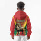 Personalised Morocco Kid Hoodie Barbary Lion - Proclamation Day
