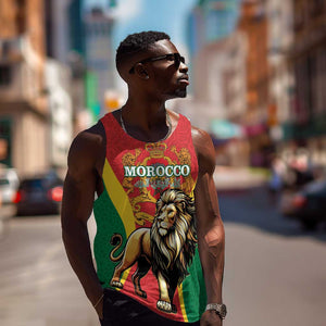 Personalised Morocco Men Tank Top Barbary Lion - Proclamation Day