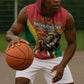 Personalised Morocco Sleeveless Hoodie Barbary Lion - Proclamation Day - African Pride