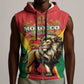 Personalised Morocco Sleeveless Zip Hoodie Barbary Lion - Proclamation Day - African Pride