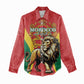 Personalised Morocco Women Casual Shirt Barbary Lion - Proclamation Day LT15