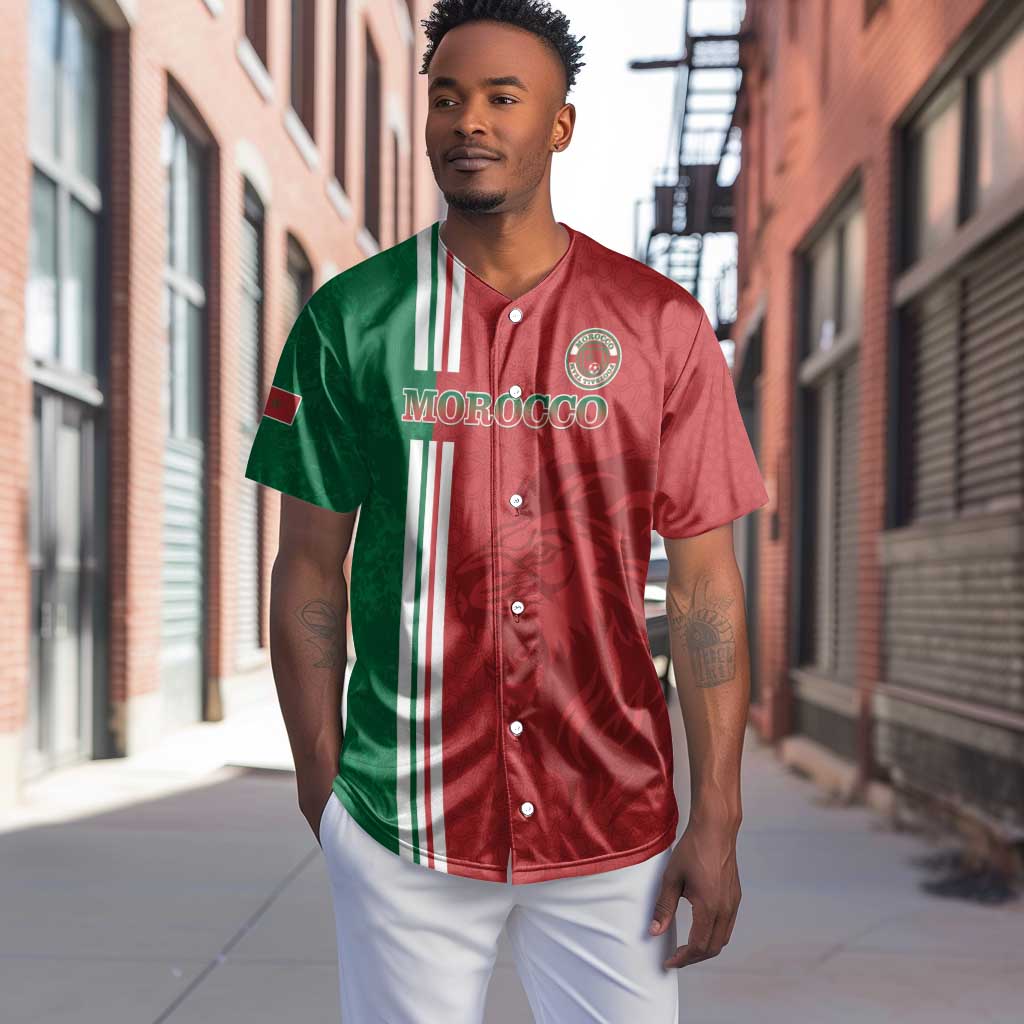 Custom Afro Morocco Football Baseball Jersey With Islamic Pattern