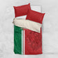 Custom Afro Morocco Football Bedding Set With Islamic Pattern