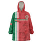 Custom Afro Morocco Football Kid Wearable Blanket Hoodie With Islamic Pattern