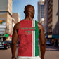 Custom Afro Morocco Football Men Tank Top With Islamic Pattern