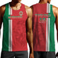 Custom Afro Morocco Football Men Tank Top With Islamic Pattern