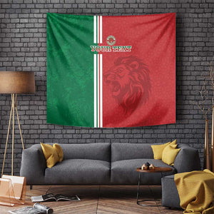 Custom Afro Morocco Football Tapestry With Islamic Pattern