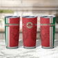 Custom Afro Morocco Football Tumbler Cup With Islamic Pattern