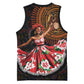 Ladies Sega Dance Basketball Jersey Paisley Mix African Pattern - African Pride