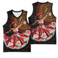 Ladies Sega Dance Basketball Jersey Paisley Mix African Pattern - African Pride