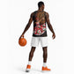 Ladies Sega Dance Basketball Jersey Paisley Mix African Pattern - African Pride