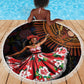 Ladies Sega Dance Beach Blanket Paisley Mix African Pattern