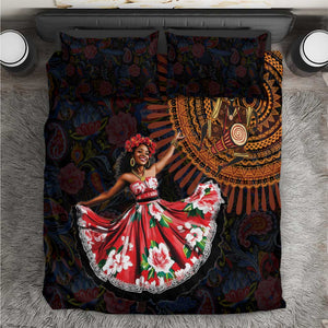Ladies Sega Dance Bedding Set Paisley Mix African Pattern