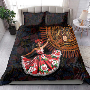Ladies Sega Dance Bedding Set Paisley Mix African Pattern