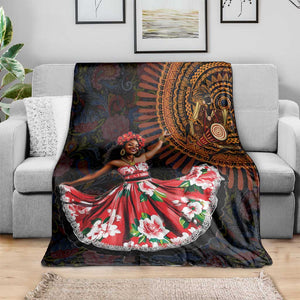 Ladies Sega Dance Blanket Paisley Mix African Pattern