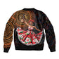 Ladies Sega Dance Bomber Jacket Paisley Mix African Pattern