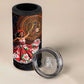 Ladies Sega Dance 4 in 1 Can Cooler Tumbler Paisley Mix African Pattern