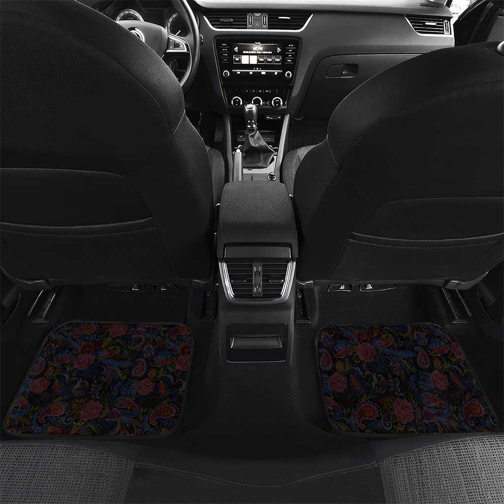 Ladies Sega Dance Car Mats Paisley Mix African Pattern