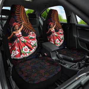 Ladies Sega Dance Car Seat Cover Paisley Mix African Pattern