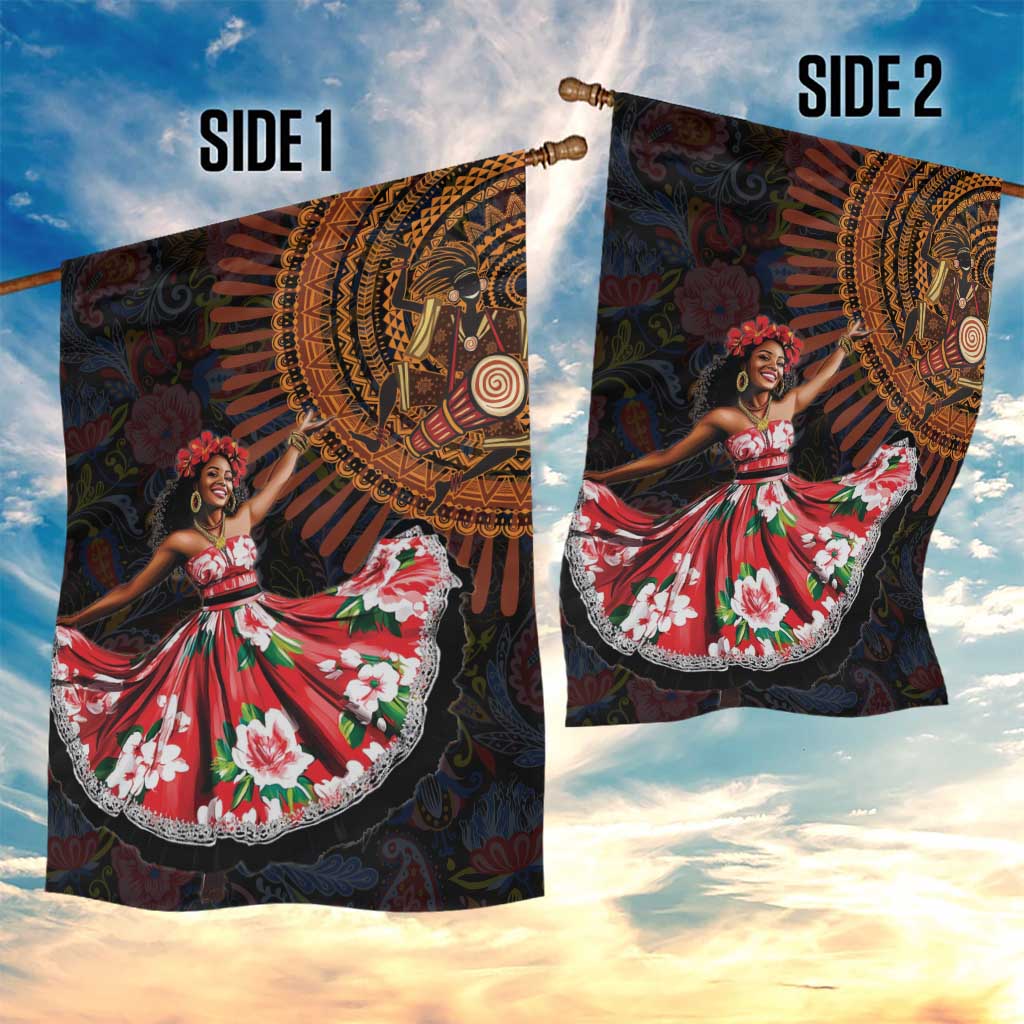 Ladies Sega Dance Garden Flag Paisley Mix African Pattern
