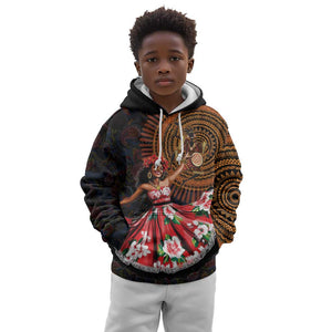 Ladies Sega Dance Kid Hoodie Paisley Mix African Pattern