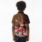 Ladies Sega Dance Kid Polo Shirt Paisley Mix African Pattern
