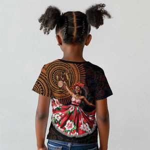 Ladies Sega Dance Kid T shirt Paisley Mix African Pattern