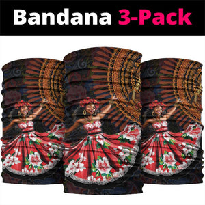 Ladies Sega Dance Neck Gaiter Paisley Mix African Pattern LT15
