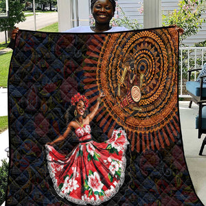 Ladies Sega Dance Quilt Paisley Mix African Pattern