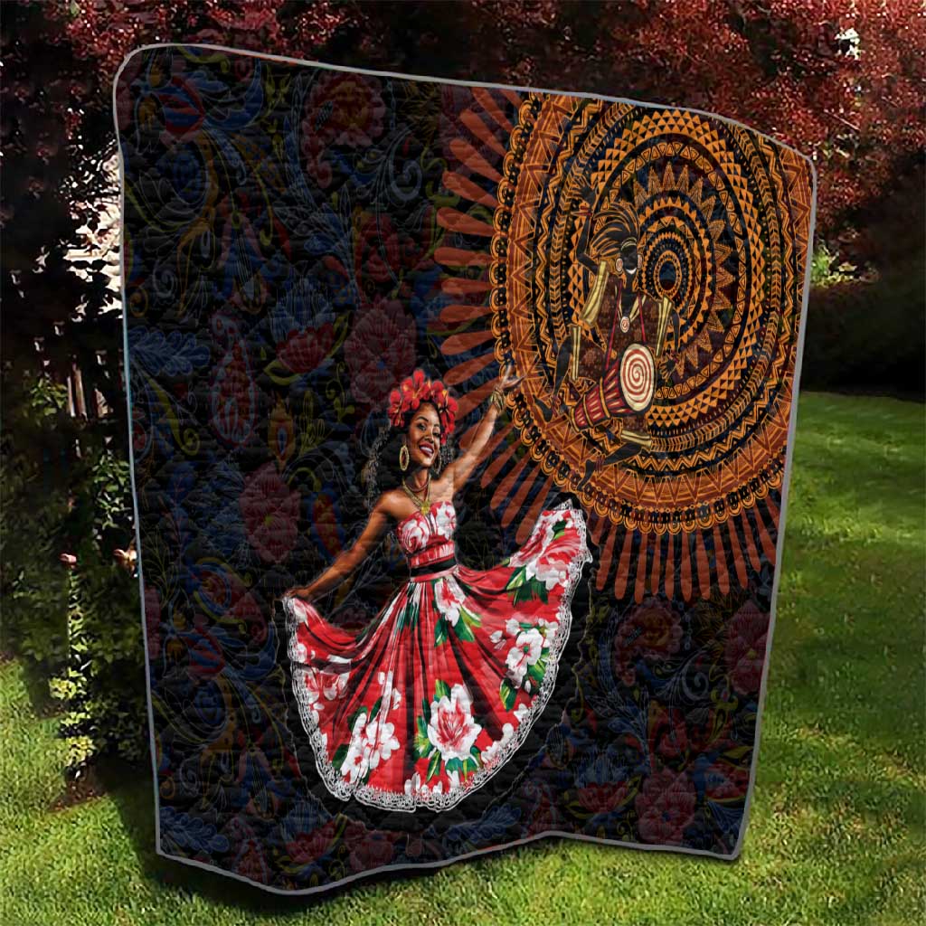 Ladies Sega Dance Quilt Paisley Mix African Pattern