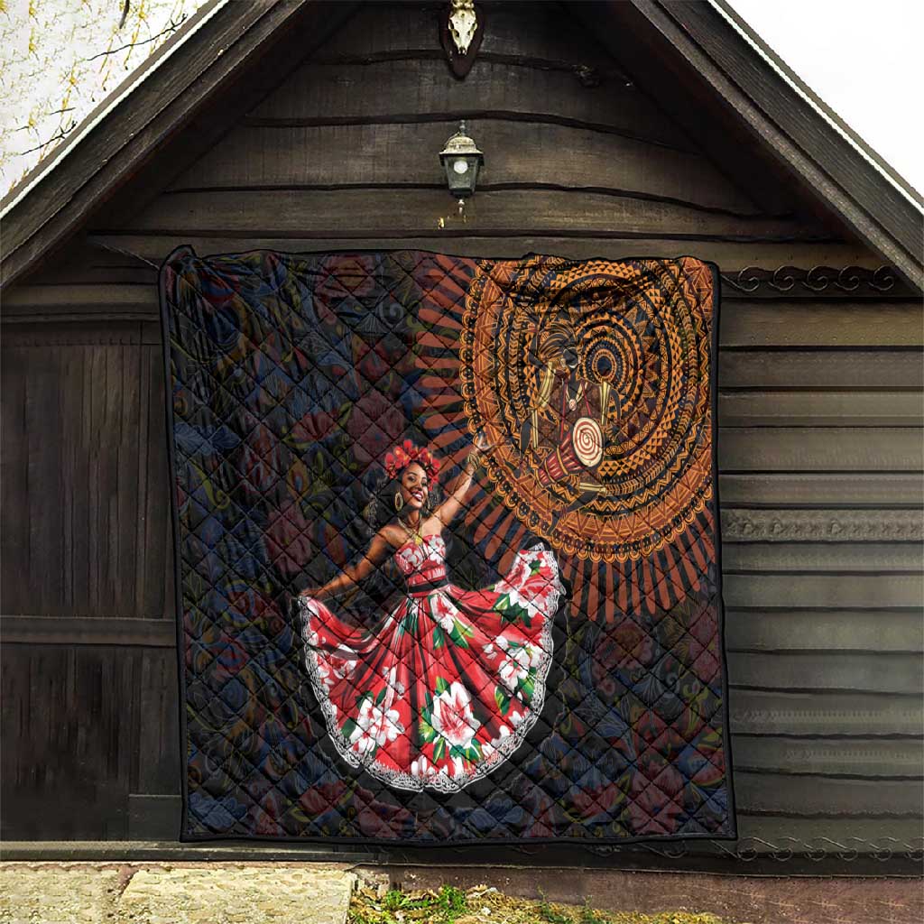 Ladies Sega Dance Quilt Paisley Mix African Pattern